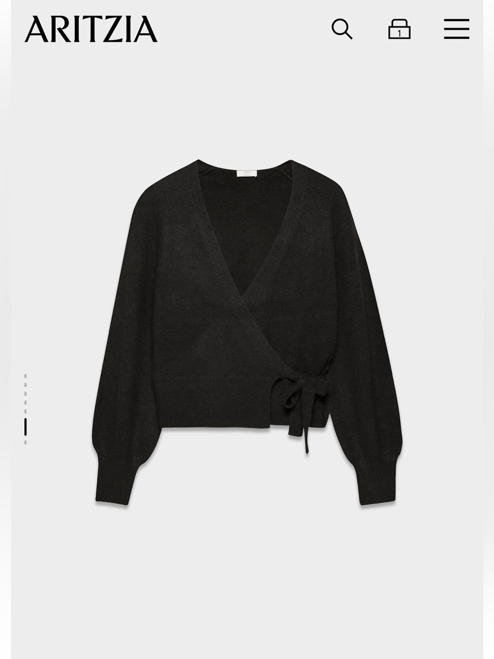 Aritzia Wilfred
SoftSpoke™ Cassidy Wrap Sweater - Picture 3 of 6
